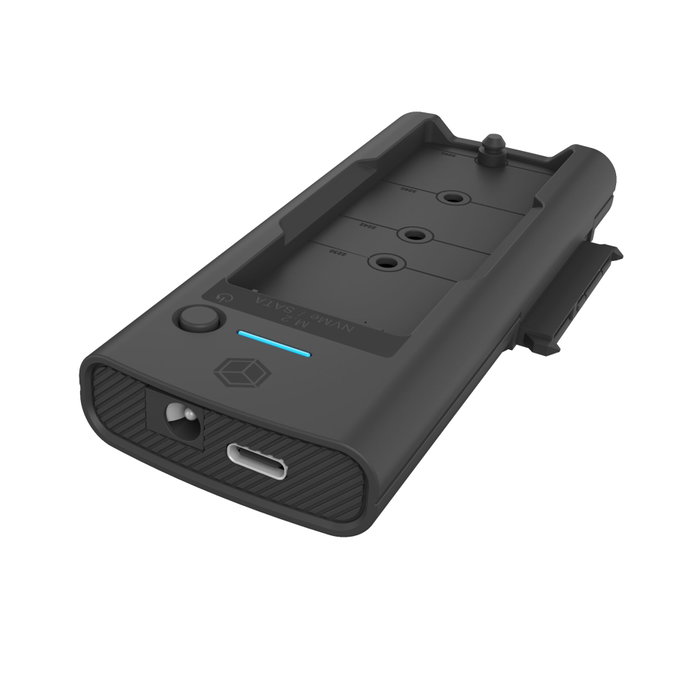 ICY BOX IB-180MS-C31 Docking Station USB-C/USB-A para M.2 NVMe SSD y SATA 3.5/2.5