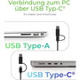 ICY BOX IB-180MS-C31 Dock de USB-C/USB-A 3.2 Gen 2 para SSD NVMe M.2 y HDD SATA 3.5"/2.5", JMS581DL, Plug & Play, 10 Gbit/s