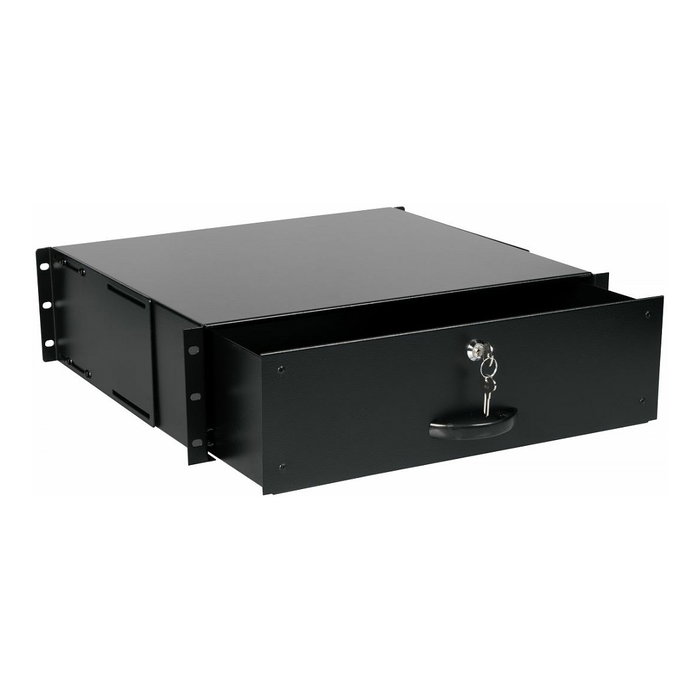 EQUIP EZD-3-B Cajón para Rack de Servidores 19" 3U Bloqueable, Negro