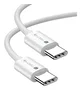 Techly ICOC-MU4-20G240W2 Cable USB4 Gen 2x2 USB-C a USB-C 20 Gbit/s Carga Rápida 240W 2 Metros Color Blanco