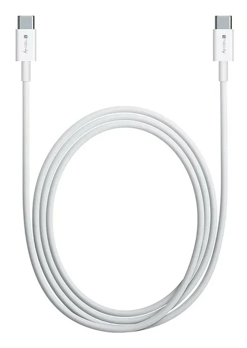 Techly Cable USB4 Gen 2x2 20 Gbit/s 240 W 2 m Blanco Techly Cable USB4 Gen 2x2 20 Gbit/s 240 W 2 m Blanco