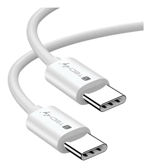 Techly Cable USB4 Gen 2x2 20 Gbit/s 240 W 2 m Blanco Techly Cable USB4 Gen 2x2 20 Gbit/s 240 W 2 m Blanco