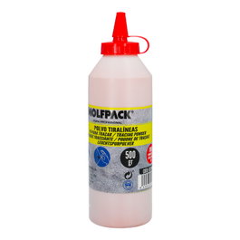 WOLFPACK LINEA PROFESIONAL Polvo Tiralíneas Rojo 500 Gramos