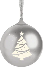 Bigben Altavoz Bluetooth Forma Bola Navidad Plateado AABEZ88365