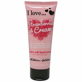 I Love Originals Loción para manos Fresas con crema