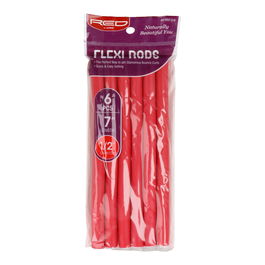 Red Kiss Flexi Rods Rulos Flexibles 7" 1.2 Pack 6 Unidades