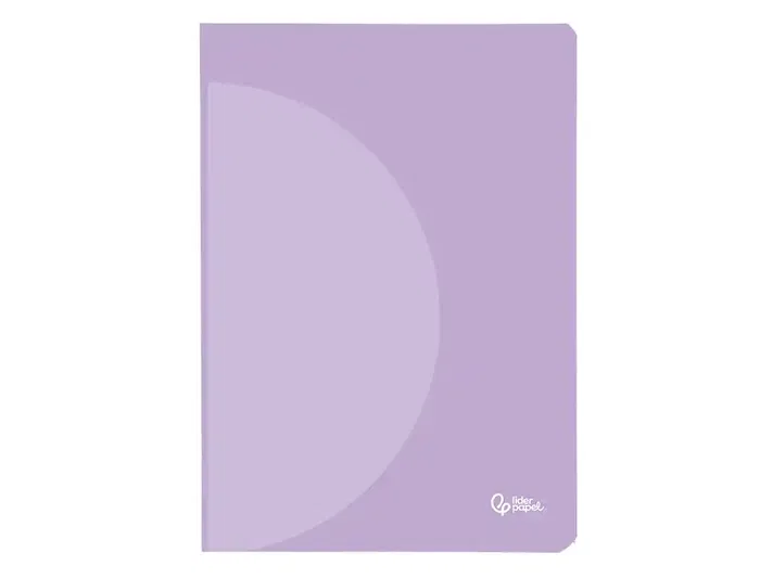 Liderpapel Libreta A4 Tapa Plástico 48 Hojas 90gr Cuadro 4mm Con Margen Colores Pastel Surtidos