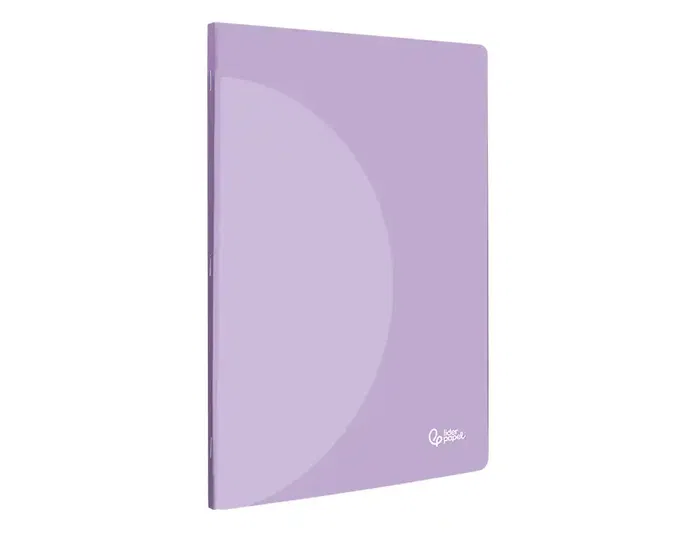 Liderpapel Libreta A4 Tapa Plástico 48 Hojas 90gr Cuadro 4mm Con Margen Colores Pastel Surtidos