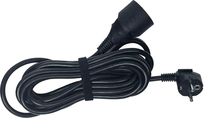 ALGAMLIGHT Enchufe Alargador Estándar PVC H05VV-F 3G1,5Mm² 5M Negro