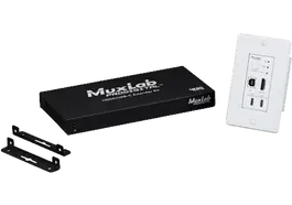 MUXLAB Kit Transmisor y Receptor HDMI-USB-C KVM 4K/60, Transmisión hasta 40m