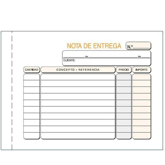 Talonarios Talonario Entregas Octavo Apaisado Triplicado Autocopia Talonarios Talonario Entregas Octavo Apaisado Triplicado Autocopia