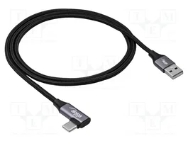 AKYGA Cable USB 2.0 de 1m con conector USB A y USB C angular