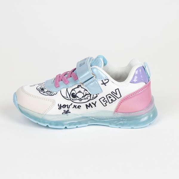 Cerdá Zapatilla Deportiva Infantil con Luces LED, Suela TPR, Talla 27, Stitch T027