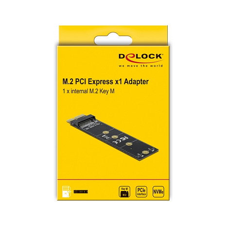 DeLOCK Adaptador PCI Express x1 a M.2 Key M 64105