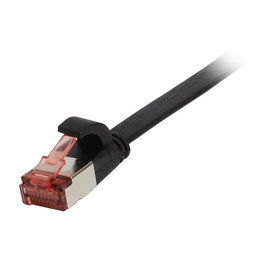 Synergy21 Synergy21 Patchkabel RJ45 CAT6 FTP U/FTP, 250 MHz, 1.5 m, Flach, TPE Superflex, Negro