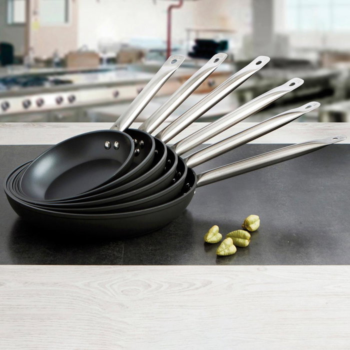 Sartén Aluminio Inducción Gastrum Quid Professional 20 cm (6 Unidades) Sartén Aluminio Inducción Gastrum Quid Professional 20 cm (6 Unidades)