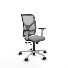 PIQUERAS Y CRESPO Silla de oficina Motilla Gris con mecanismo Sincro/Traslack