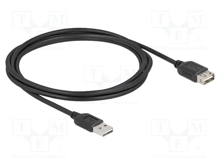 DeLOCK Cable de extensión USB 2.0 Tipo-A macho a Tipo-A hembra 2 m DeLOCK Cable de extensión USB 2.0 Tipo-A macho a Tipo-A hembra 2 m