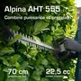 Alpina AHT 555 Cortasetos de gasolina con motor de 22,5 cm³