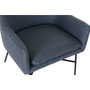 DKD Home Decor Sillón de Poliéster y Metal Azul