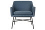 DKD Home Decor Sillón Scandi Azul Negro 62 x 75 x 66 cm