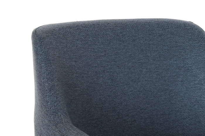 DKD Home Decor Sillón Scandi Azul Negro 62 x 75 x 66 cm