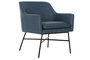 DKD Home Decor Sillón Scandi Azul Negro 62 x 75 x 66 cm