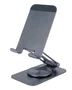 Mars Gaming MA-RSS Soporte para Smartphone y Tablet hasta 10" - Negro - Giratorio 360º - Ajuste Inclinación 180º - Aluminio Plegable - Base Antideslizante