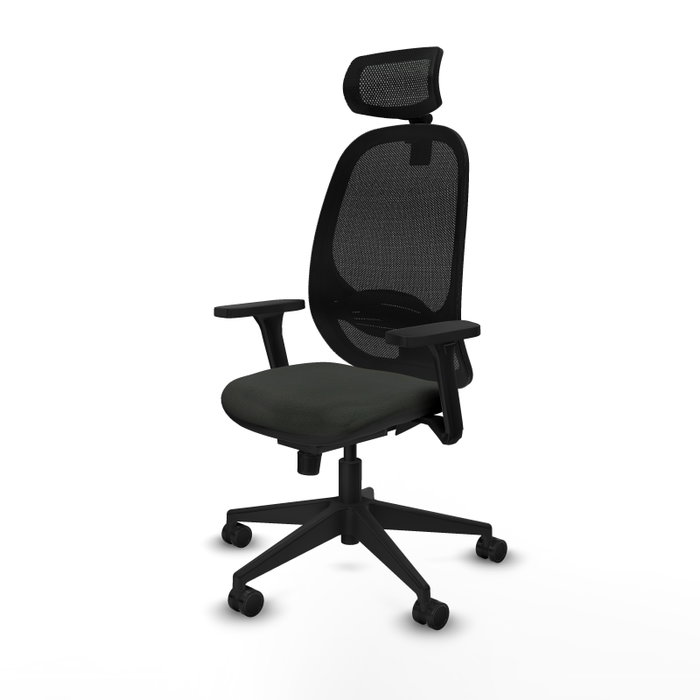 PIQUERAS Y CRESPO Silla de oficina Cilanco con mecanismo Sincro, Negra PIQUERAS Y CRESPO Silla de oficina Cilanco con mecanismo Sincro, Negra