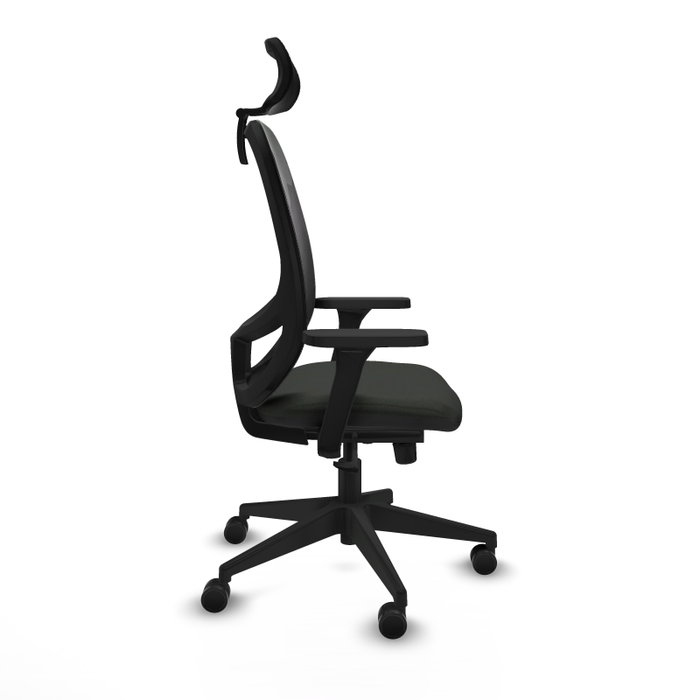 PIQUERAS Y CRESPO Silla de oficina Cilanco con mecanismo Sincro, Negra PIQUERAS Y CRESPO Silla de oficina Cilanco con mecanismo Sincro, Negra