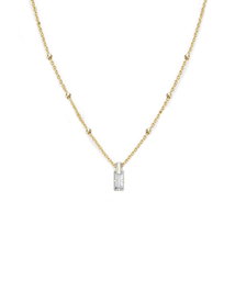 Rosefield Collar TOC Necklace Baguette crystal G Dorado