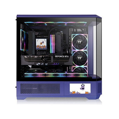 Thermaltake CA-11H-00FNWN-00 View 600 TG Future Dusk Full Tower PC Azul Vidrio Templado ATX EATX Micro-ATX Mini-ITX SPCC