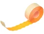 Meto Etiquetas Marcaprecios Onduladas 26x16 mm Fluor Naranja Rollo 1200 Etiquetas Adhesivas