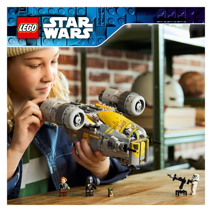 LEGO 75447 Star Wars The Razor Crest - Set de Construcción de 930 Piezas para Niños a Partir de 10 Años