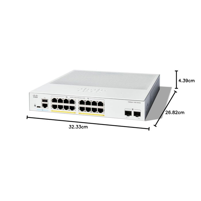 Switch CISCO C1300-16FP-2G