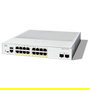 Cisco Switch Gestionado CATALYST 1300 C1300-16FP-2G, 16 Puertos Gigabit Ethernet, L2/L3, 2 SFP
