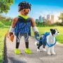 Playmobil Figura Corredor con Border Collie My Life 71740
