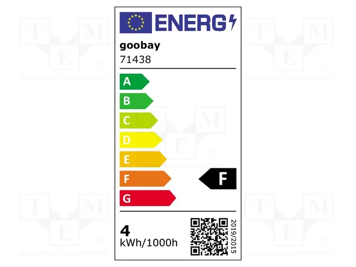 GOOBAY Lámpara LED G4 Blanco Caliente 3,5W GOOBAY Lámpara LED G4 Blanco Caliente 3,5W