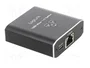 LogiLink NS0011 Splitter 1000 MBit/s con 1xDP/2xDP RJ45/USB-C/DC 5V