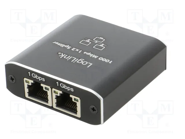 LogiLink NS0011 Splitter 1000 MBit/s con 1xDP/2xDP RJ45/USB-C/DC 5V LogiLink NS0011 Splitter 1000 MBit/s con 1xDP/2xDP RJ45/USB-C/DC 5V