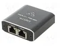 LogiLink NS0011 Splitter 1000 MBit/s con 1xDP/2xDP RJ45/USB-C/DC 5V