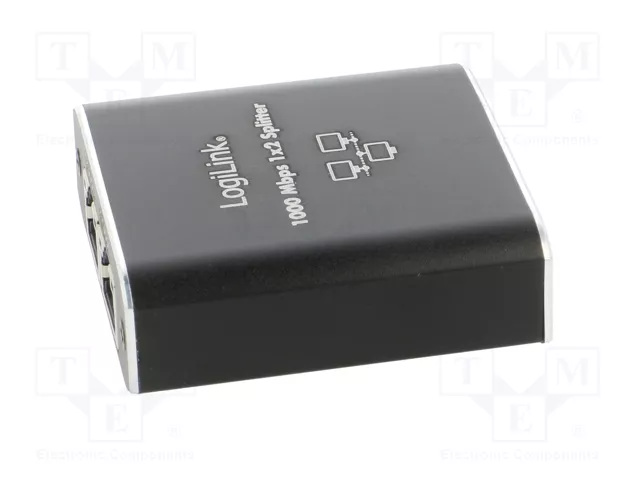 LogiLink NS0011 Splitter 1000 MBit/s con 1xDP/2xDP RJ45/USB-C/DC 5V LogiLink NS0011 Splitter 1000 MBit/s con 1xDP/2xDP RJ45/USB-C/DC 5V