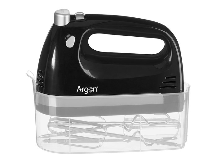 Argon Batidora Doble Varilla 400W Negro 22 x 9.5 x 25 cm (Set de 6)