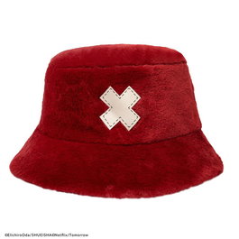 Cinereplicas Gorro de Algodón Tony Tony Chopper One Piece Netflix - Gorro Tipo Bucket Hat en Rojo con Logo