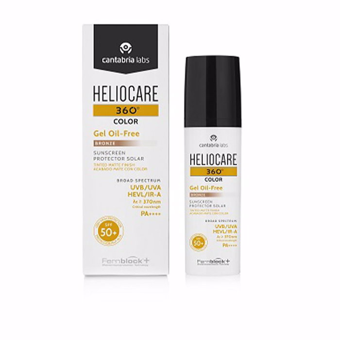 Heliocare 360° Color Protector Solar con Color Gel SPF50+ Bronze 50 ml