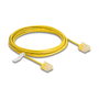 DeLOCK Cable de red RJ45 Cat.6 UTP Ultra Slim 3 m Amarillo