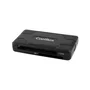 CoolBox Lector de Tarjetas Externo USB 2.0 Negro CRE-050, Compacto, Compatible con SD, MicroSD, MMC hasta 2TB, para Windows, Mac, Linux