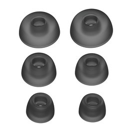Jabra 100-62974000-00 Puntas de auricular de Silicona Negro para Jabra Elite 7 Pro, Elite 7 Active