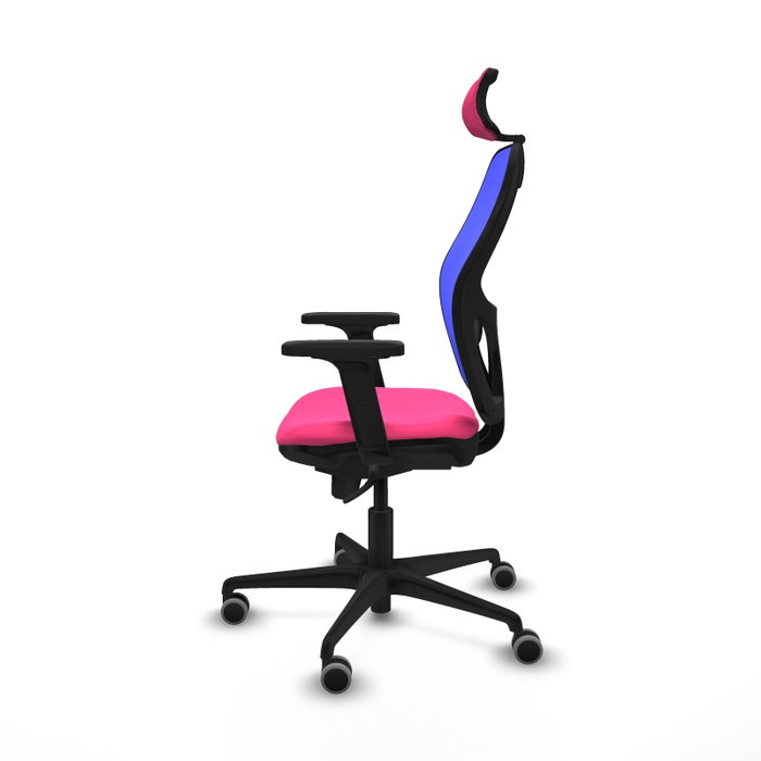 PIQUERAS Y CRESPO Silla de oficina Jorquera Rosa y Azul PIQUERAS Y CRESPO Silla de oficina Jorquera Rosa y Azul