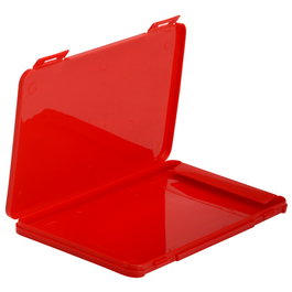 CMP General Estuche para Mascarilla - Color Surtido (Rojo, Rosa, Negro) - 19x11x1 cm, Muy Resistente